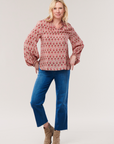 Rungolee, Sienna Blouse- Caramel Nicobar