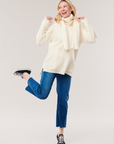 Cable Knit Hygge Sweater with Scarf (Neutral Colours)