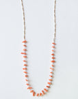 See Real Flowers, Coral Desert Necklace