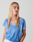 PYA, Classic Spray Wash V-Neck Tee