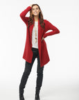 Cashmere Ribbed Sweater Coat