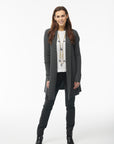 Cashmere Ribbed Sweater Coat