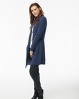 Cashmere Ribbed Sweater Coat