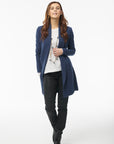 Cashmere Ribbed Sweater Coat