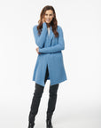 Cashmere Ribbed Sweater Coat
