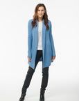 Cashmere Ribbed Sweater Coat