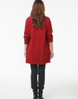 Cashmere Swing Sweater Coat