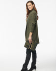 Cashmere Swing Sweater Coat