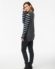 Nantucket (Striped Sleeve) Boyfriend Crew