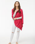 Cashmere Button Poncho- Colours