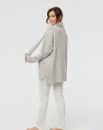 Cable Knit Hygge Sweater with Scarf (Neutral Colours)