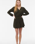 Rails, Jasmine Dress- Olive Speckled