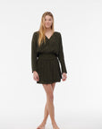 Rails, Jasmine Dress- Olive Speckled