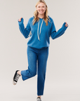 Cashmere Sports Hoodie-Sapphire