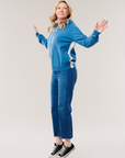 Cashmere Sports Hoodie-Sapphire