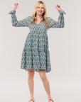 Rungolee, Daphne Dress- Mist Nicobar