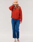 Cashmere Ribbed Lounge Sweater