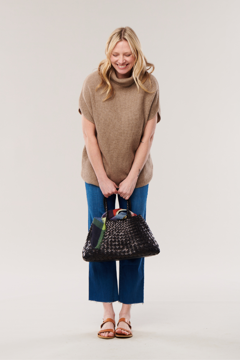 Cashmere Shrug Sweater Vest