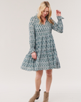 Rungolee, Daphne Dress- Mist Nicobar