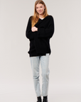 Plush Cashmere Rib Knit Cardigan