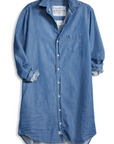 Frank & Eileen, Mary Woven Button Up Dress- Vintage Stonewashed Indigo