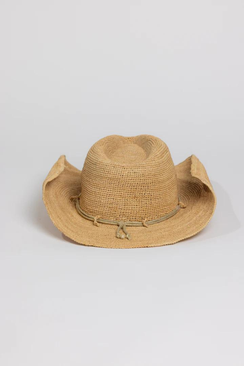 Crochet top cowboy hat