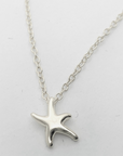 The Makery, Silver Mini Starfish Necklace