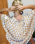 Emerson Fry, Mandarin Collar Top- Yellow