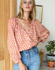 Emerson Fry, Frances Blouse- Gigi Print