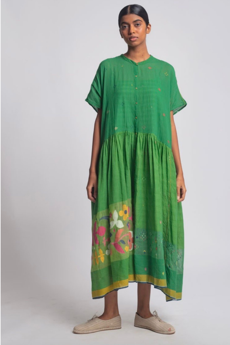 Injiri shop embroidered dress