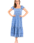 Walker & Wade, Matilda Dress- Dockside Blue