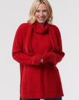 Cable Knit Hygge Sweater with Scarf (Limited FUN Colours)