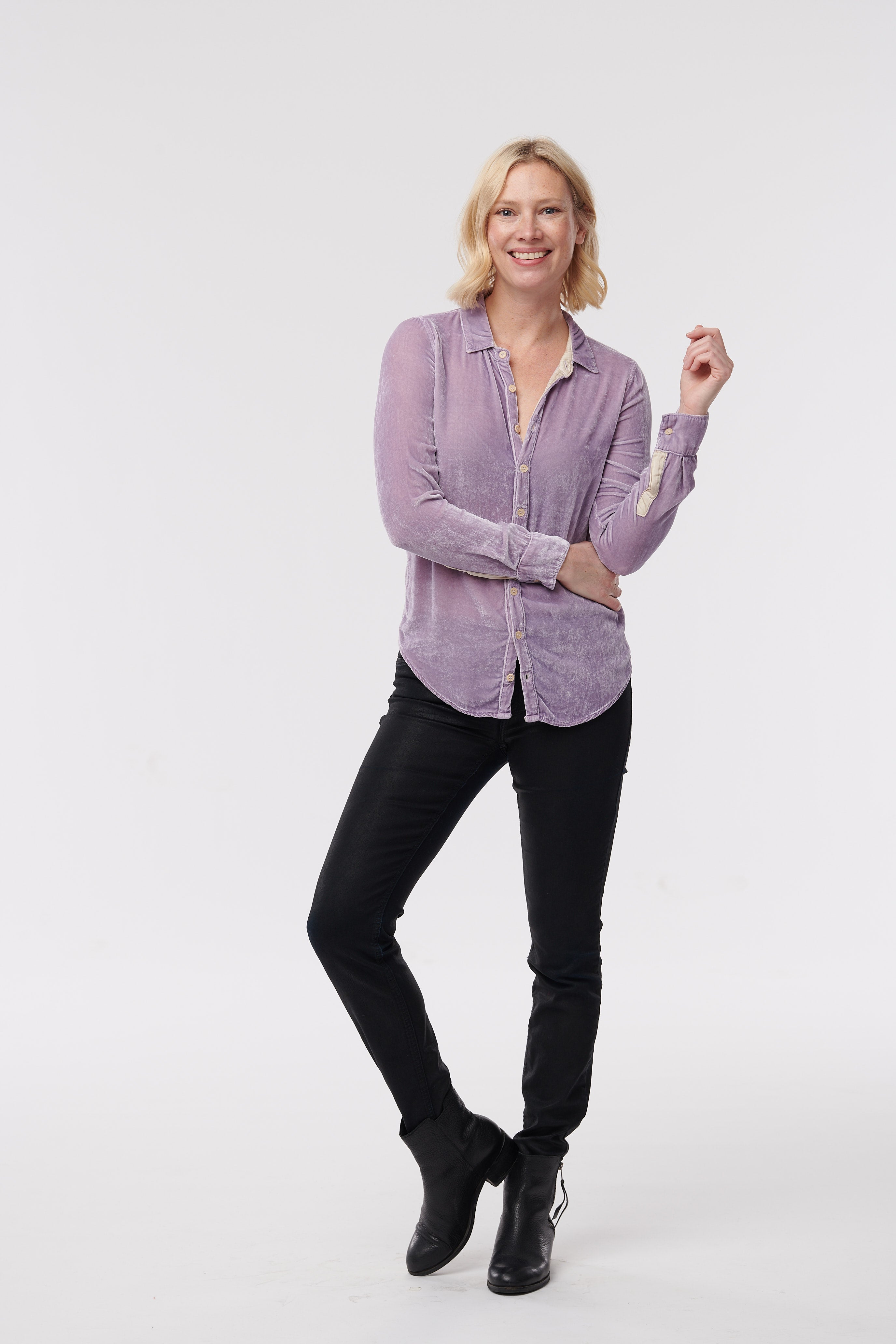 CP Shades, Velvet Romy Shirt – Snapdragon Designs