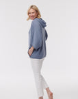 Cashmere Short Sleeve Hoodie