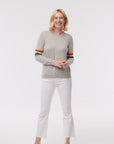 Cashmere Rainbow Stripe Sweater