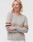 Cashmere Rainbow Stripe Sweater