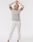 Cashmere Rainbow Stripe Sweater