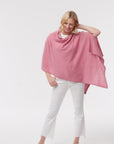 Cashmere Button Poncho- Colours