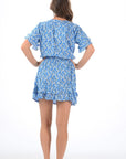 Walker & Wade, Courtney Dress- Blue Poppy