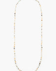 Chan Luu, Matte Multi Amzonite Mix Layering Necklace