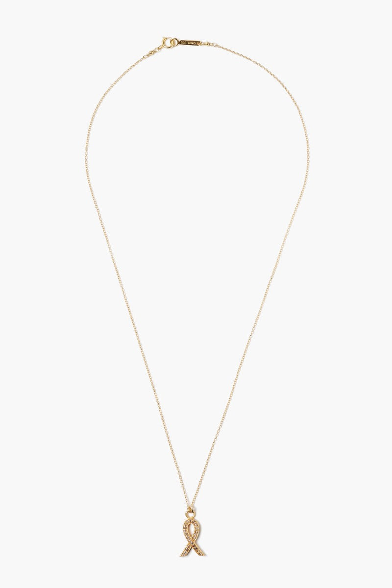 Chan Luu Breast Cancer Awareness Pave Necklace