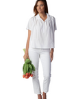 Crop Cotton Shirt