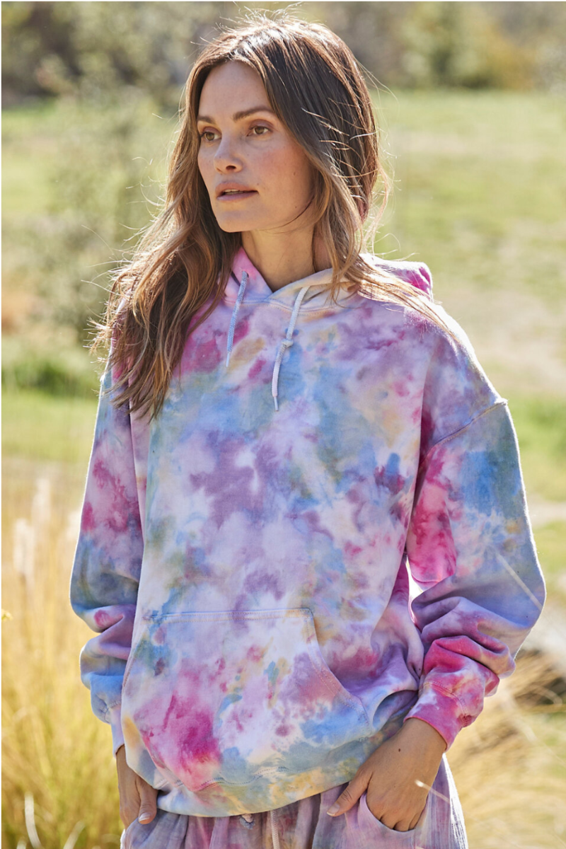 LOLA hoodie - indigo tie dye — 9seed | Official Online Store