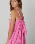 Velvet, Reese Sleeveless Dress- Tahiti Pink