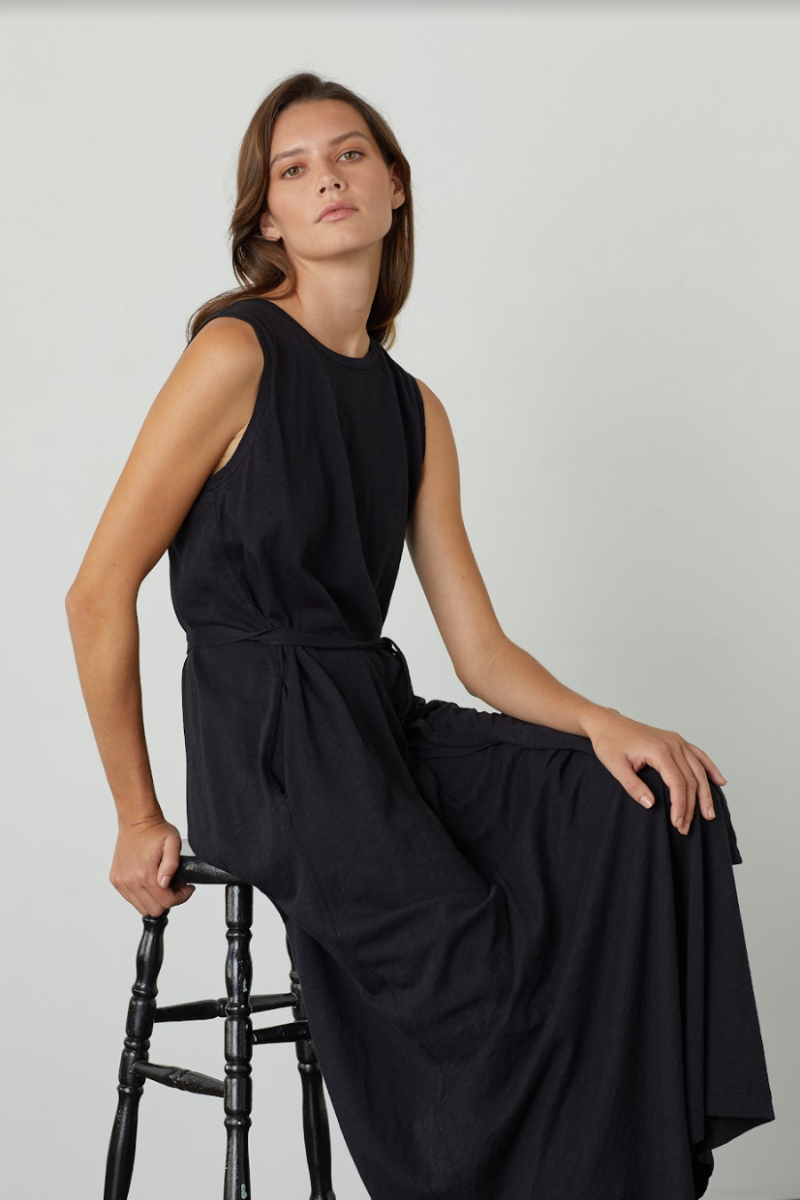 Velvet Edith Cotton Long Dress Snapdragon Designs