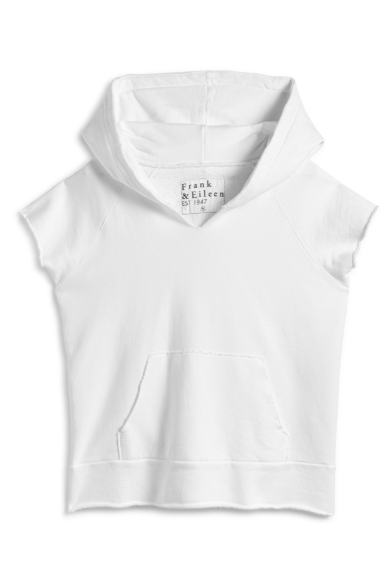 Girls short 2025 sleeve hoodie