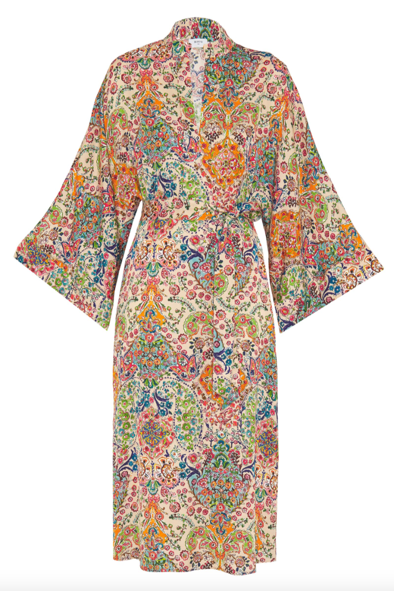 Mirto, Multicolour Ornamental Print Dress