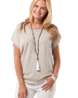 Cashmere Sleeveless Tee