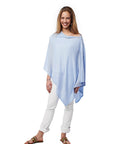 Cashmere Button Poncho- Colours