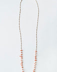 See Real Flowers, Coral Desert Necklace